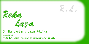 reka laza business card